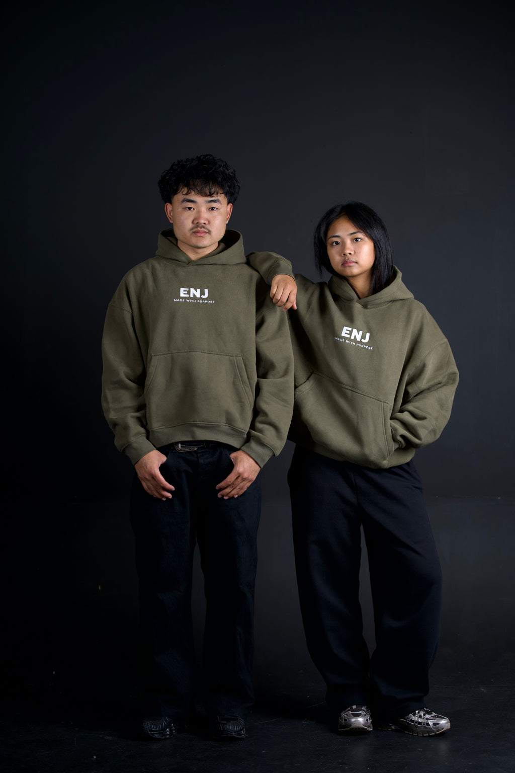 EVERYDAY NEED JESUS HOODIE "Green"