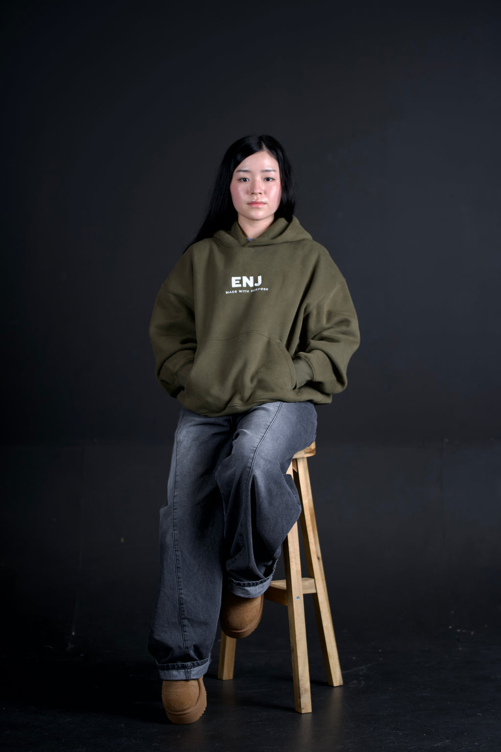EVERYDAY NEED JESUS HOODIE "Green"